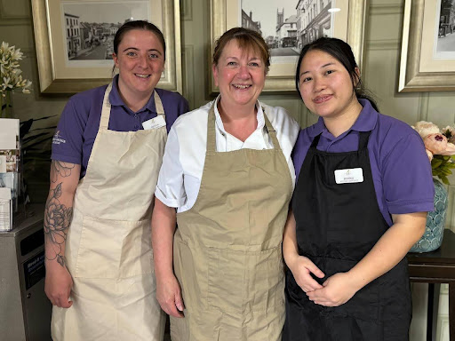 group photo of kitchen team