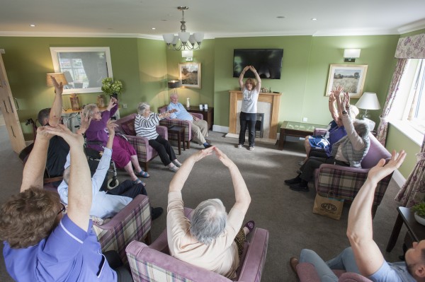 Residents Doing Tai Chi
