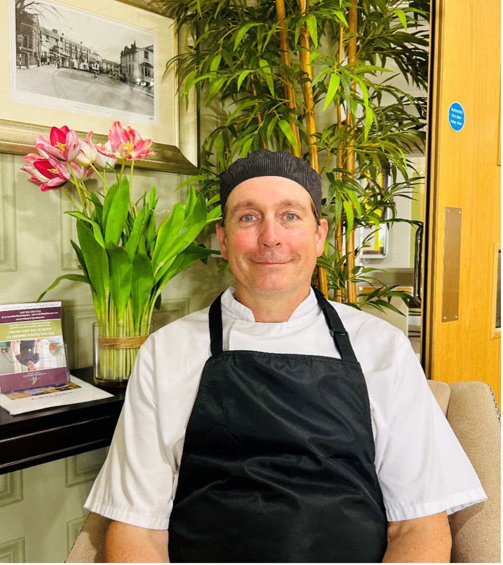 Our head chef at Harrier Grange Care Home