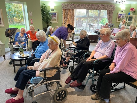 Residents celebrating children in need