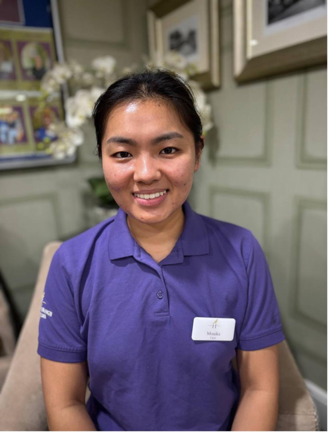 Monika one of our care assistants