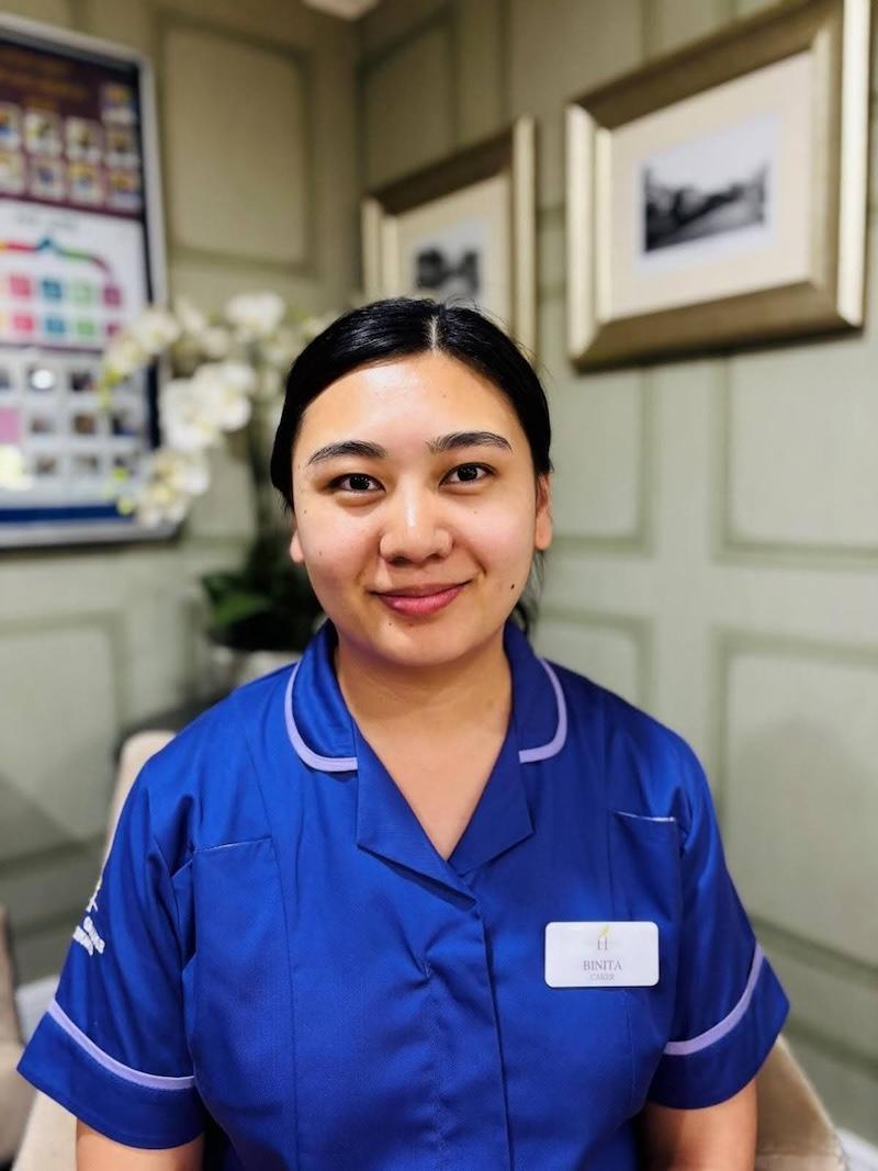 one of our care assistants