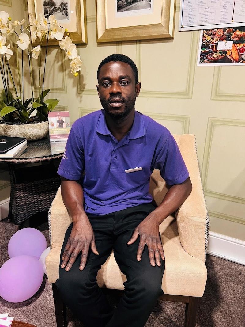 one of our senior care assistants
